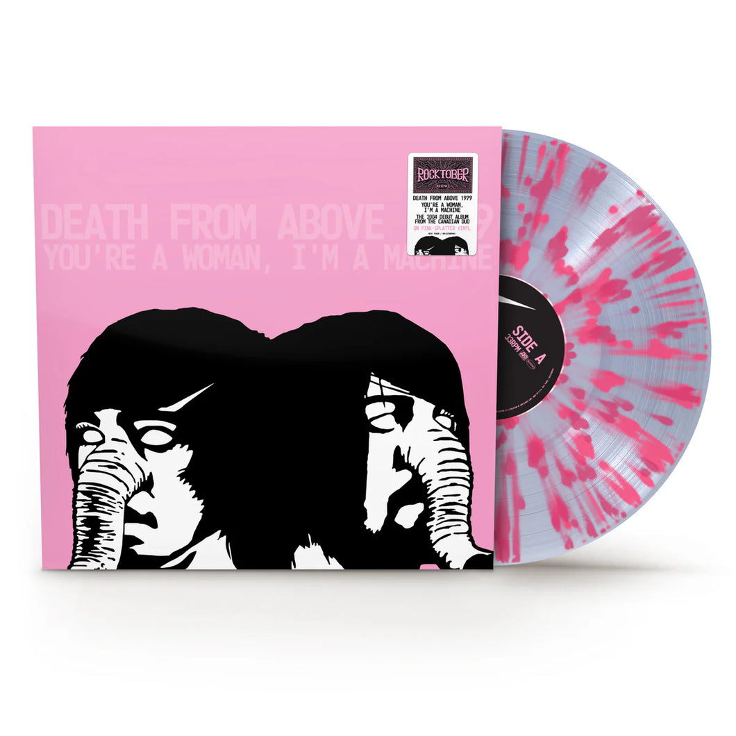 Death From Above 1979 - You're a Woman, I'm A Machine [ROCKtober 2025][Clear with Pink Splatter Vinyl]