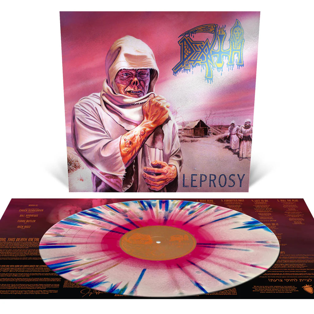 Death ‎– Leprosy (Deluxe Silver Foil Laminated Jacket/Color Vinyl)