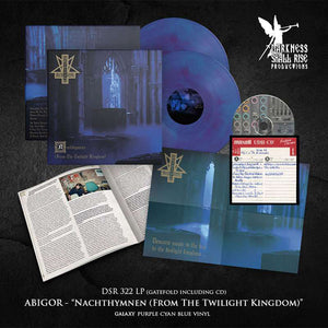 Abigor - Nachthymnen (From The Twilight Kingdom) LP (Color vinyl with bonus CD, 32 page booklet, poster)