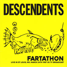 Load image into Gallery viewer, Descendents ‎– Fartathon (Live in St. Louis, MO. March 24th 1987) US TV Broadcast
