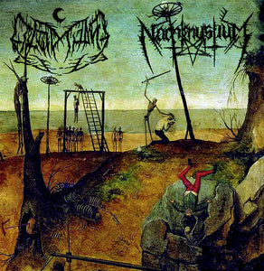 Leviathan / Nachtmystium ‎– In The Valley Of Death...Where Black Metal is King (An Ode to the Roots)