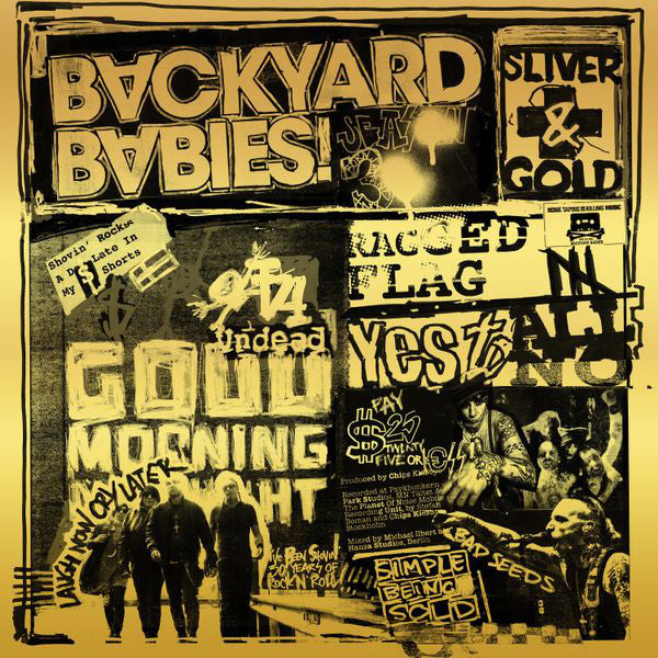 Backyard Babies ‎– Sliver & Gold (WHITE VINYL) W/CD