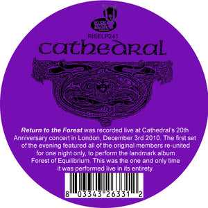 Cathedral ‎– Return To The Forest (Live) (COLOR VINYL)