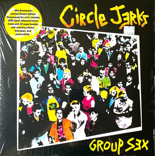 Circle Jerks ‎– Group Sex (40th Anniversary Ed. RED VINYL)