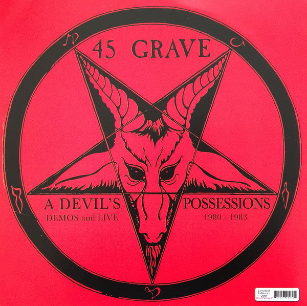 45 Grave ‎– A Devil's Possessions - Demos & Live 1980-1983 (Red Vinyl)