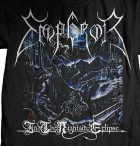 Emperor‎– In The Nightside Eclipse... SHORT SLEEVE SHIRT (PLEASE EMAIL/CONTACT REGARDING SIZE AVAILABILITY)