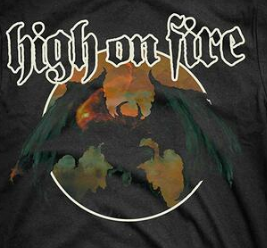 High On Fire - Blessed Black Wings... SHORT SLEEVE SHIRT (PLEASE EMAIL/CONTACT REGARDING SIZE AVAILABILITY)