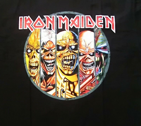 Iron Maiden - Eddie Collage... SHORT SLEEVE SHIRT (PLEASE EMAIL/CONTACT REGARDING SIZE AVAILABILITY)