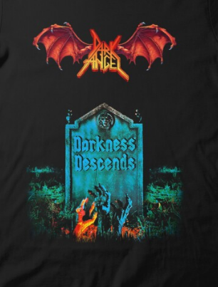 Dark Angel - Darkness Descends... SHORT SLEEVE SHIRT (PLEASE EMAIL/CONTACT REGARDING SIZE AVAILABILITY)