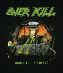 Overkill - Under The Influence.. SHORT SLEEVE SHIRT (PLEASE EMAIL/CONTACT REGARDING SIZE AVAILABILITY)