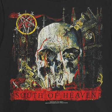 Slayer - South Of Heaven.. SHORT SLEEVE SHIRT (PLEASE EMAIL/CONTACT REGARDING SIZE AVAILABILITY)