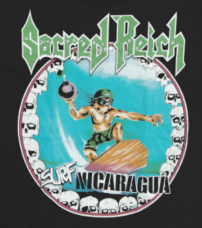 Sacred Reich - Surf Nicaragua... SHORT SLEEVE SHIRT (PLEASE EMAIL/CONTACT REGARDING SIZE AVAILABILITY)