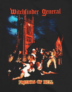 Witchfinder General - Friends Of Hell... SHORT SLEEVE SHIRT (PLEASE EMAIL/CONTACT REGARDING SIZE AVAILABILITY)